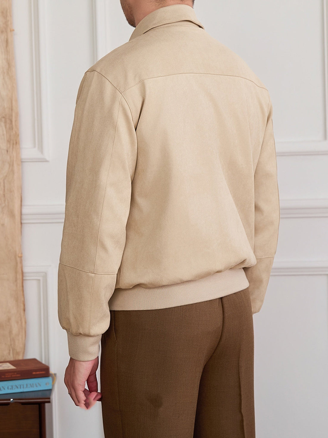 Faux Suede Soho Zipped Jacket