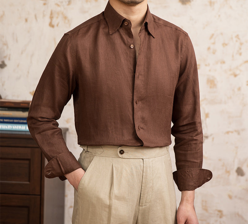 Geneva Linen Long Sleeve Shirt