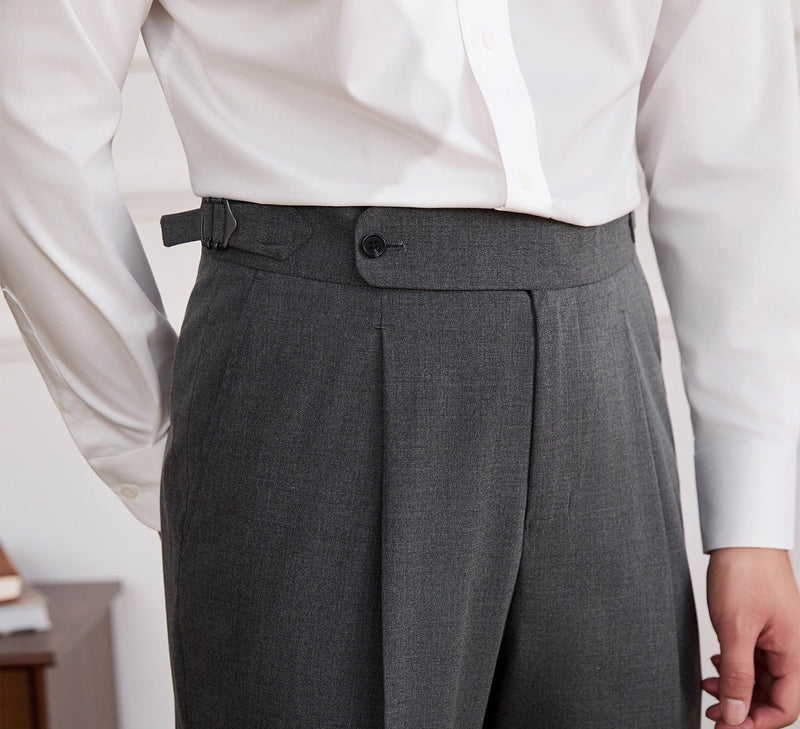 Ivy Straight Fit High Waisted Trousers